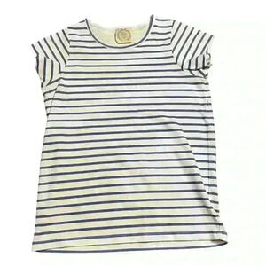 The Beaufort Bonnet Company Plain Jayne Shirt Size 14 Periwinkle Stripe NWOT